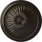 Ekena Millwork Alexa Ceiling Medallion (Fits Canopies up to 3"), Hand-Painted Stone Hearth, 15"OD x 1 3/4"P CM14AXSHF - alternate 1